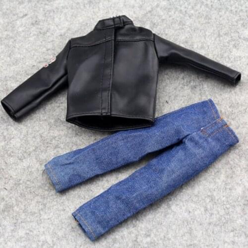 1/6 scale Male Blue simulation motion jeans clothing Boy Suit Loose pants model For12" Action Figures Body Doll Toys accessories