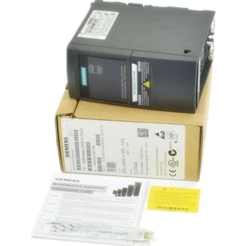 New In Box Siemens Micromaster 440 Series Inverter 6SE6440-2AB13-7AA1 0.37KW 200V