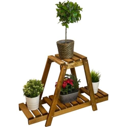 Flower Pot Stand Wooden Flower Pot Flower Pot Plant Rack Wooden stylish design