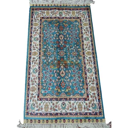 Rectangular handmade Persian carpet silk carpet silk carpet