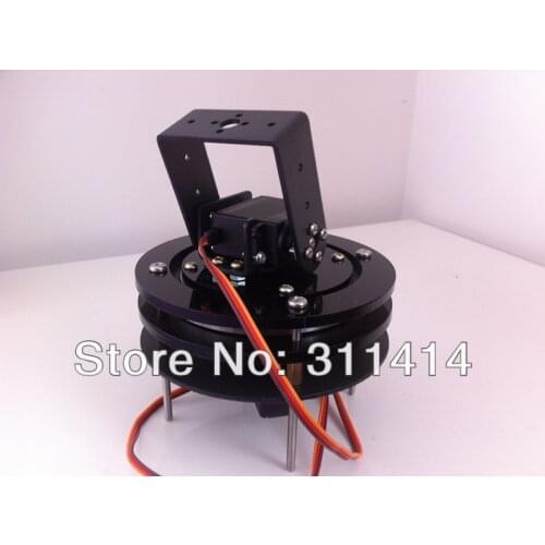 1set 2-DOF Robot Base Arduino Servo PTZ Camera Photography Turntable Chassis Mount Kit Wholesale Retail Promotion Free Shipping