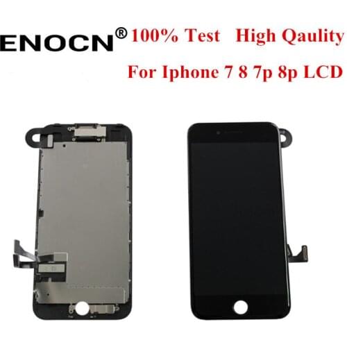 Grade AAA+++ For iPhone 7 7Plus 8 8Plus LCD Touch Screen Assembly 100% Brand New Display LCD+tempered glass+Tools+free shipping