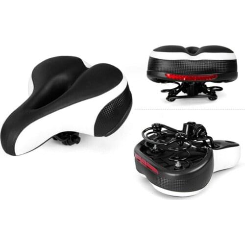 Bicycle Seat Double Spring Seat Cushion Soft And Shock Absorption Thickening Widening Comfortable Seat Saddle Riding Equipment