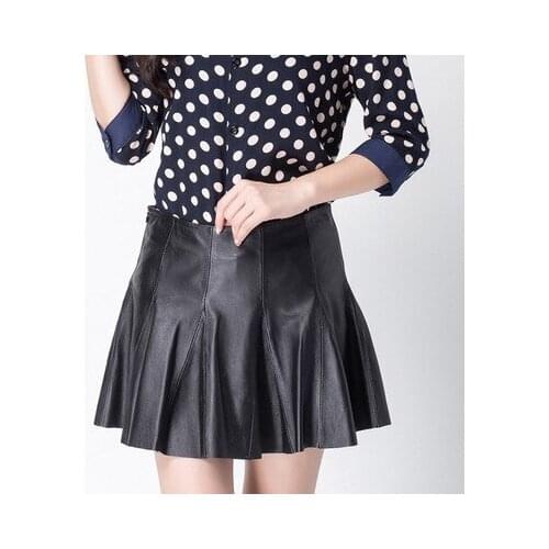Top brand Fashion 2020 New Genuine Sheep Leather Skirt G20 high quality