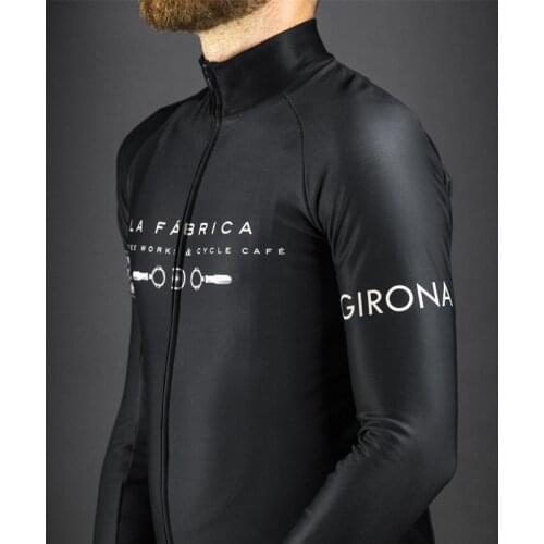 Winter Bicycle Jacket Black Thermal Fleece Long Sleeve Cycling Jersey High quality Mtb Cycling clothes Maillot Ciclismo invierno