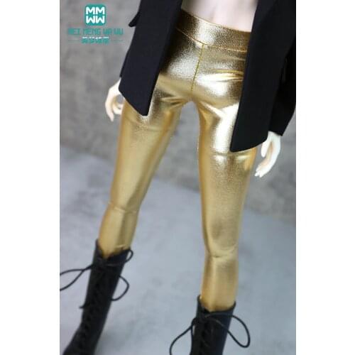 28--60CM 1/3 1/4 1/6 BJD Doll clothes DD SD YOSD MSD Fashion slim pants, leather pants Girls gift