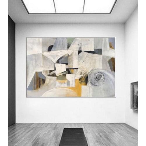 Abstract Canvas Painting Contemporary Painting Abstract Painting Bathroom Wall Decor Large Wall Art Abstract Oil Painting