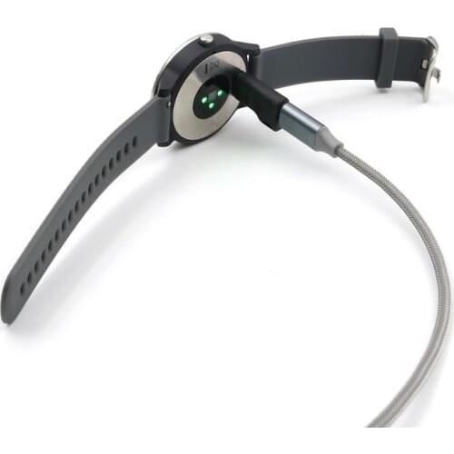 28EA USB C Type C Female to 4pin Charge Adapter for -Garmin Approach S60 Fenix 6X Pro Solar Vivoactive3 trainer Active