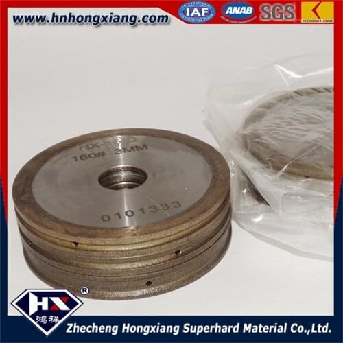 Special edge glass with using 200mm diamond pencil grinding wheel, round edge grinding wheel