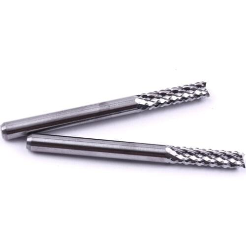 6pcs CNC PCB Router Bit Drill Corn Milling Cutter 1.0mm 1.5mm 3.175mm Shank 1/8