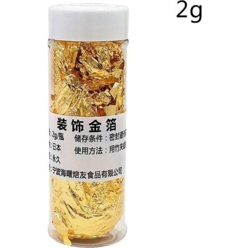 Gold Foil Flakes for Resin Imitation Gold Foil Flakes Metallic Leaf for Nails Painting Crafts and Resin Jewelry Making supply