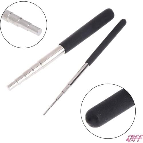 Jewelry Mandrel Stick Stainless Steel Measuring Size Wrapping Wire Making Tools