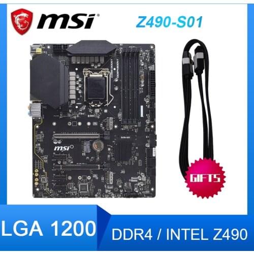 MSI MPG Z490 GAMING PLUS Motherboard LGA 1200 DDR4 1200 M.2 Intel Z490 PCI-E 4.0 Original Desktop MSI Z490 Mainboard