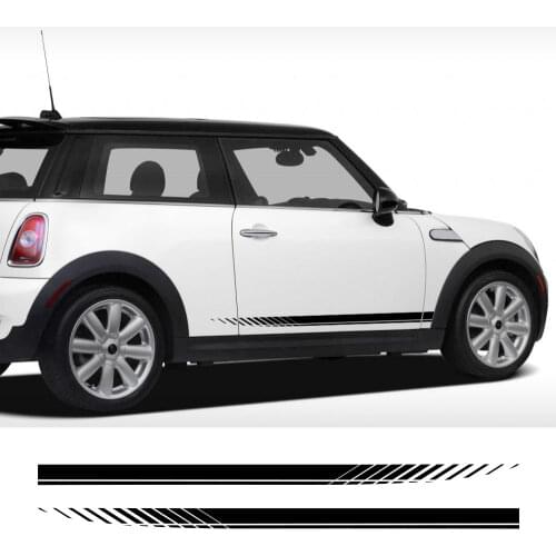 Car Door Side Skirt Stickers Automobile Decals For Mini Cooper F55 F56 F54 F60 R53 R55 R56 R57 R58 R59 R60 R61 Auto Accessories