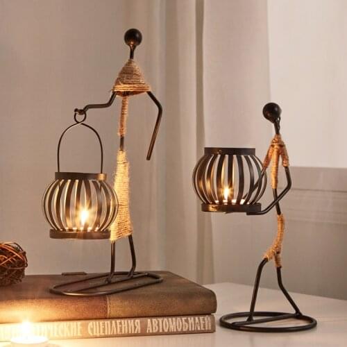 Nanjibao Decorative Metal Candlesticks