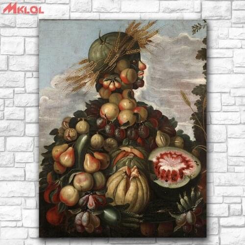 Wall art Autumn (1) by Giuseppe Arcimboldo Canvas Painting For Living Room Home Decoration Oil Painting On Canvas Wall Painting