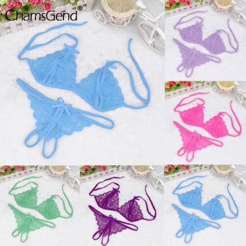 Lingerie Womens Underwear Set Sexy Lace Erotic Lingerie Set Female Underwear Set Lace Bra Sex G-string Panties Lingerie