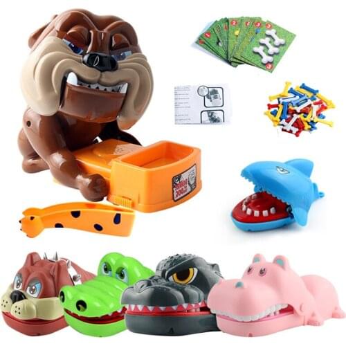 New Dog Bite Finger Toy Joke Novelty Fierce Evil Dog Toy Party Games Gift Parent-child Interaction Creative Tricky Funny Toys