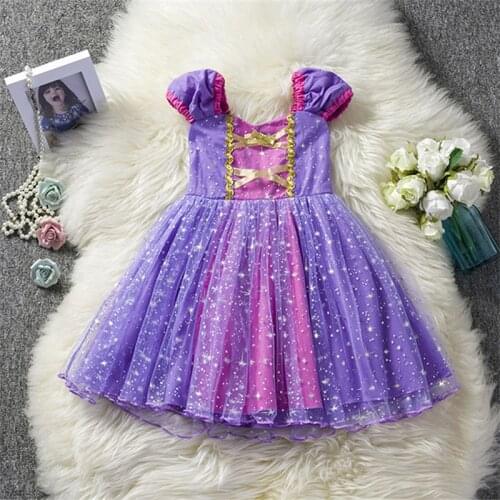 Princess Dress For Girls Toddler Girl Clothes Summer Dress Bridesmaid Dresses 1-5 Years Halloween Dress Up Christmas Clothing