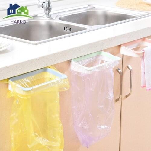 Garbage Bag Racks Hanging Kitchen Cupboard Storage Holders Tailgate Stand Rubbish Bag Towel Storage Rack