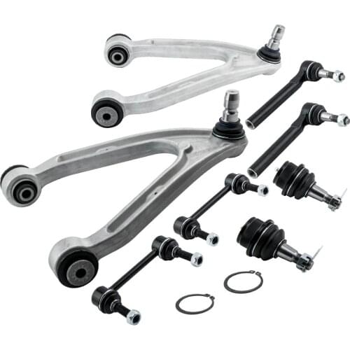 1ASFK07027 8pc Front Control Arm Ball Joint Sway Bar Link Tie Rod Steering Suspension Kit For Hummer H3 15082974 2006-2010