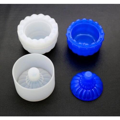 Silicone storage box mold crystal storage box mold hand-made table