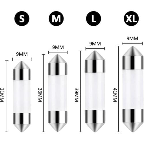 Led Auto C5W Canbus Led Light Car 31mm 36mm 39mm 41mm Car Accessories Interior Dome Lamp License Plate Reading Light White