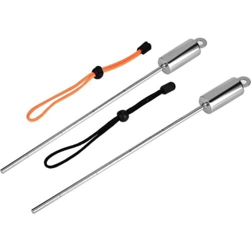 Scuba Diving Point Rod Stainless Steel Scuba Lobster Diving Stick Pointer with Lanyard Underwater Water Sports Pool & Accessory