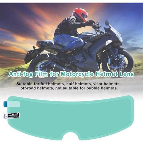 Rainproof Clear Anti-fog Film For Helmet Sunproof Helmet Anti-fog Visor Film For Scooters Motorcycles Helmets Lens Antifog Visor