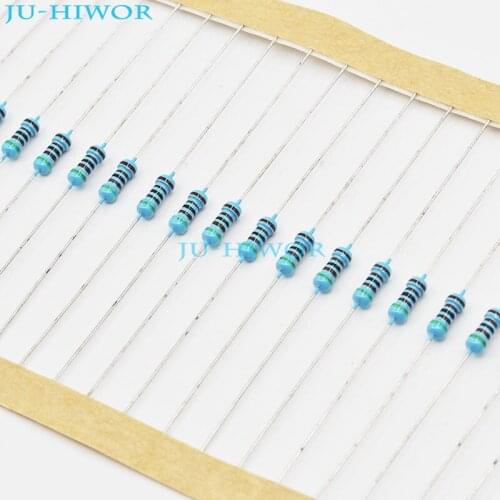 1000pcs/lot) 3.6K 3.9K 4.3K 4.7K 5.1K ohm ohms DIP 1/4W Watt 0.25W 1% Metal Film Resistor Resistors