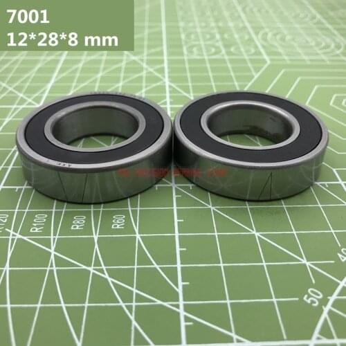 2019 Time-limited Sale High Quality 1pair 7001 7001ac 7001ac-p5-dfa Df 12*28*8 Mm Angular Contact Bearings Spindle Cnc Abec-5