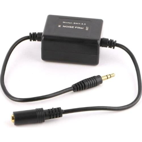 3.5mm Headphone Mini Jack Ground Loop Isolator Noise Filter Car Auido Stereo New Q9QD
