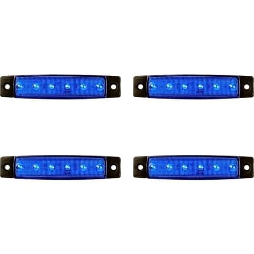 4PCS LED Marine Boat Deck Courtesy Interior Light Navigation Lights for Kayak Yacht Pontoon Transom Cockpit Bow Stern
