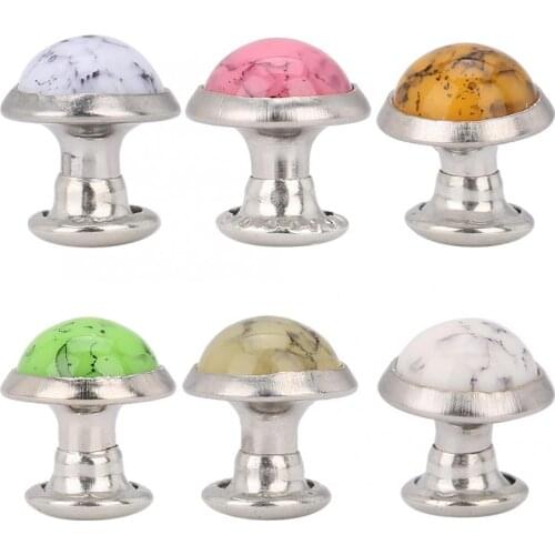 40pcs 8mm Rivet Stud Round Turquoise Rivet Stud Spikes Bracelet Clothes Decoration DIY Crafts Accessory