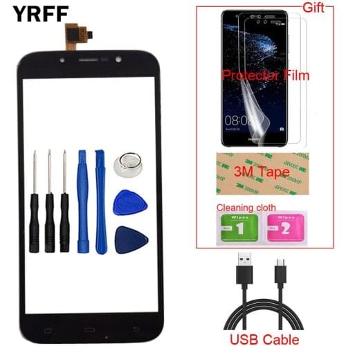 5.5'' Mobile Touch Screen For DEXP Ixion ES255 Touch Panel Repair Parts Touch Screen Sensor Phone Tools Protector Film 3M Glue