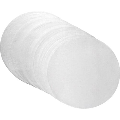 500Pcs 4.5-Inch Non-Stick Round Baking Paper Barbecue Paper Cake Liner Parchment Paper Microwave Oven Paper Sheets