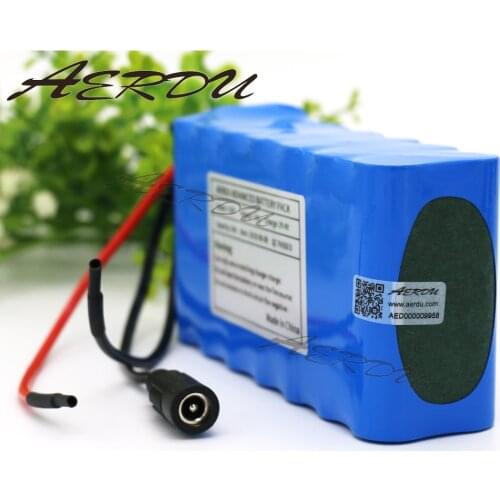 AERDU 24V 5Ah 7S2P 25.9V 29.4V Lithium-ion battery pack For Electric Unicycles Scooters toys Bicycle ebike light motor with BMS
