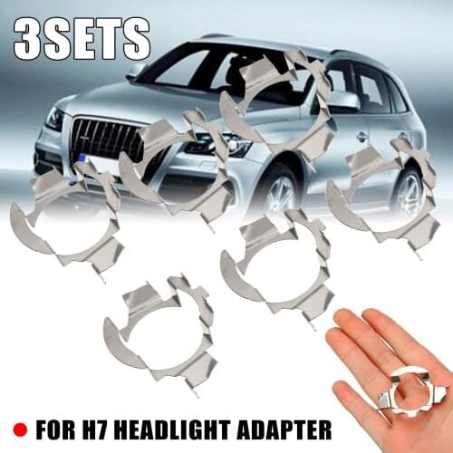 Car Light Bases For Mercedes Benz Nissan 3sets H7 LED Headlight Bulb Adapter Holder Retainer Mayitr