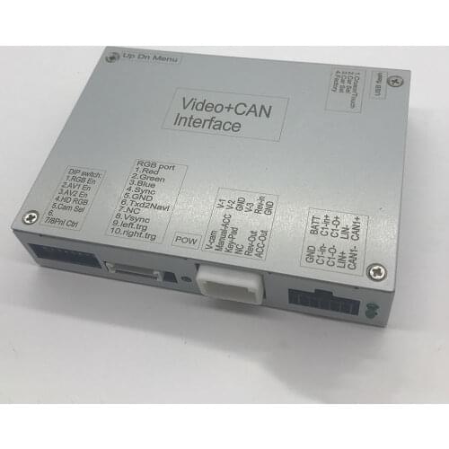 Car Video Interface Camera Module for Fiat Chylser Dodge 5 inch Display Support Two AV and One Rear Camera Input