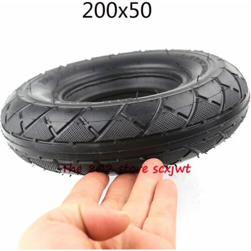 Free shipping 200x50 (8''x2'') Solid Tubeless Tire 200*50 filled tyre fits Gas Scooter Electric Scooter