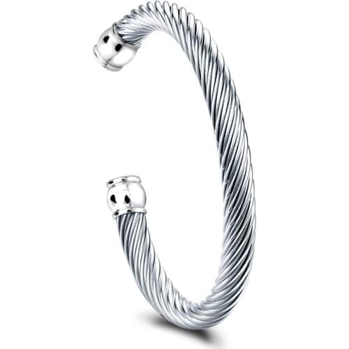 Brand Jewelry 316L Stainless Steel Bracelets Bangles Satellite Crystal Stone Bracelet For Women