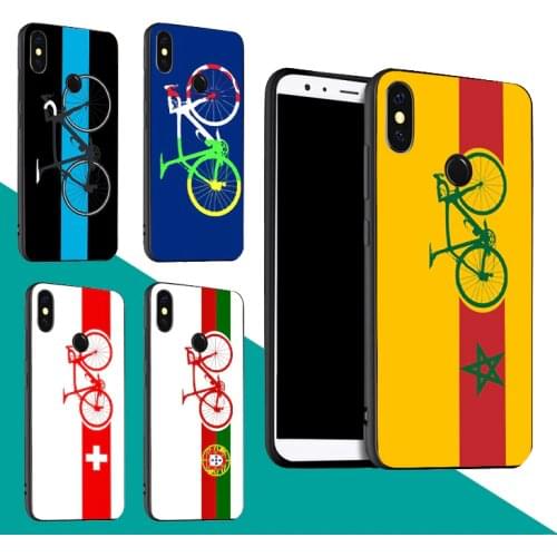 Bike Stripes Morocco New Zealand Case For Xiaomi Redmi Note 9 7 8 Pro 9S 8T 9A 9C Mi Note 10 Lite A3 For POCO X3 F2 Pro