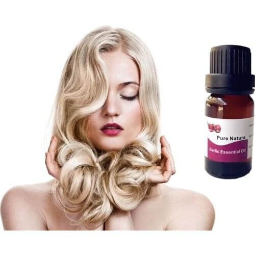 Hot sale Anti Hair Loss Garlic Essential Oil Growth Hair Care Styling Products Dense Sunburst Hair Nutrient Solution 10ml