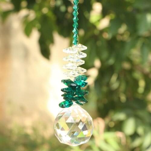 Crystal Ball Suncatcher Rainbow Decor Feng Shui Prisms Pendant Pendulum Hanging 40mm