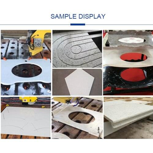 Stone bridge saw cnc 5 axis stone engraving marble cutting machine for quartz stone kitchen granite countertop