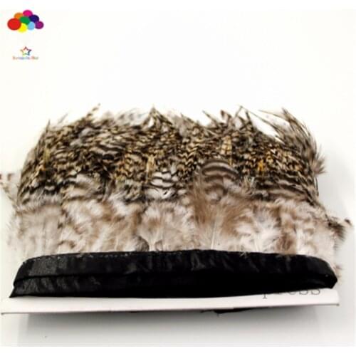 1m-10m natural wild chicken feathers 10-15CM (4-6 inches) made of DIYselvedge craft jewelry clothing performance clothes feather