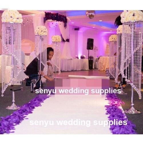 New clear acrylic centerpiece crystal centerpiece party wedding decoration flower stand wedding table centerpiece senyu0550