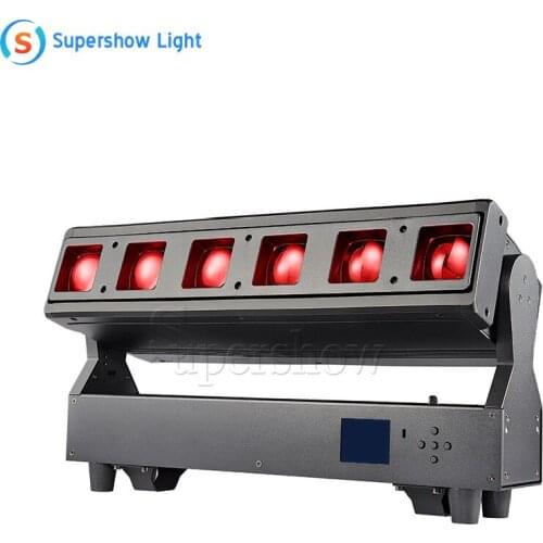 New dj LED stage light pixel 6x40W rgbw 4in1 dmx light bar beam lights wash zoom moving head bar for disco