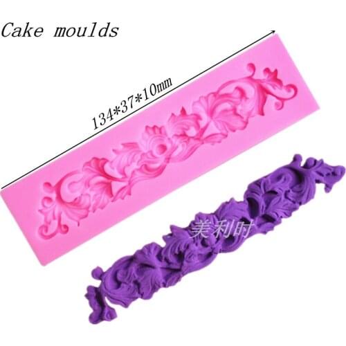 Wholesale Silicone mold K403 Floral vine shape Sugar craft mold Fondant cake mold Decoration DIY tools