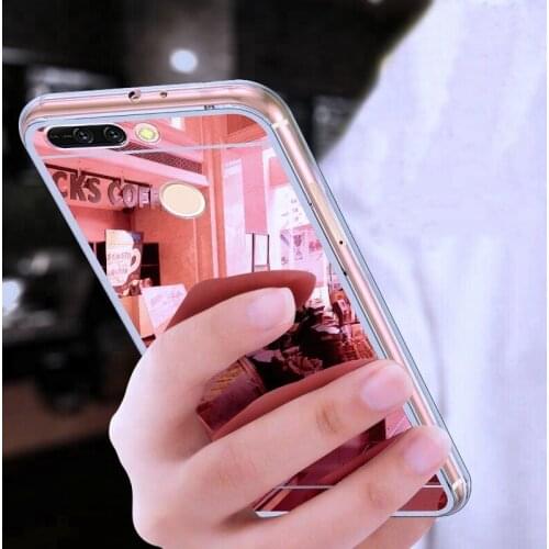 Luxury Ultra Thin Shockproof Soft TPU Mirror Mobile Phone Case For iPhone X Cover